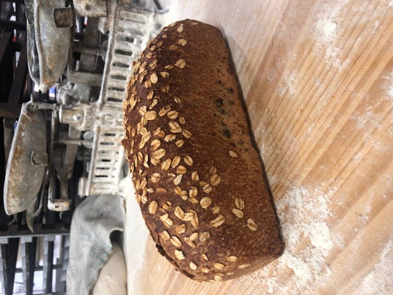 Pan de Molde espelta 100% con copos de avena 